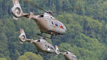 C'est ce type d'hélicoptères, ici utilisée par la Croix Rouge, qu'Eurocopter va livrer à Aviators India
