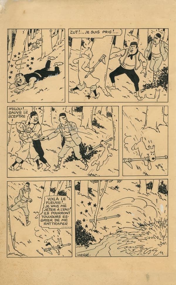 Le Sceptre d'Ottokar de Hergé - Tintin