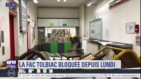 A Tolbiac, le blocage maintenu au moins jusqu'à mardi