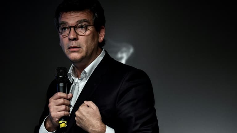 L'ancien ministre socialiste de l'Economie Arnaud Montebourg, le 2 octobre 2017 à Grenoble (photo d'illustration)