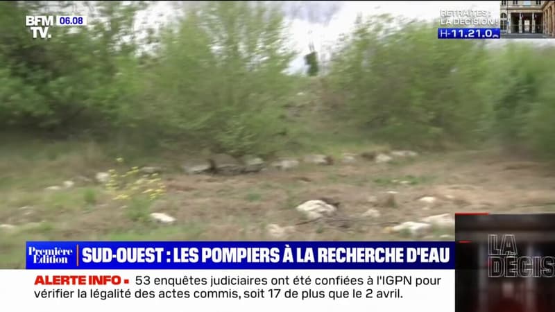 Pyrénées-Orientales: les pompiers à la recherche de points d'eau pour faire face à la sécheresse
