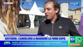 Sisteron: Philippe Candeloro a inauguré la foire-expo dont il est le parrain cette année