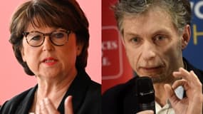 Martine Aubry et Stéphane Baly, au coude à coude dans les sondages