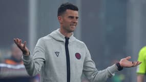 L'Italien Thiago Motta lors de son dernier match sur le banc de Bologne, le 24 mai 2024