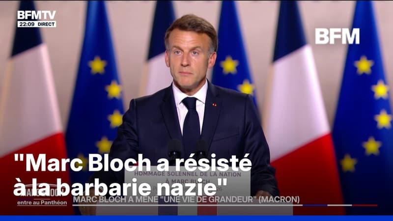 La cérémonie d'entrée au Panthéon de Marc Bloch en intégralité