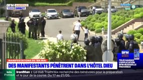 1er-Mai à Marseille: l'hôtel Intercontinental brièvement occupé et dégradé par des manifestants