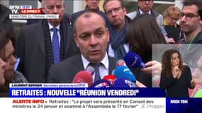 Retraites: Laurent Berger (CFDT) note "un signe d'ouverture" sur le financement