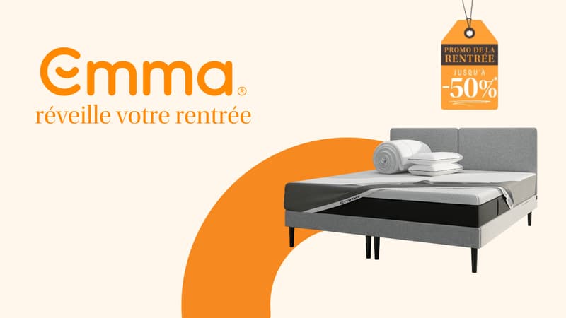 Les matelas Emma sont à prix cassés pour la rentrée, vous pouvez obtenir jusqu'à -50 %