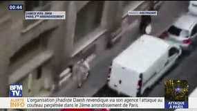Attaque à Paris: une vidéo a été tournée juste après l'agression au couteau