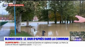 Inondations: des opérations en cours à Blendecques pour rejeter l'eau