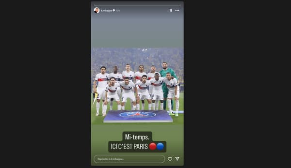 Le message sur Instagram de Kylian Mbappé après Dortmund-PSG (1-0, Ligue des champions), le 1er mai 2024