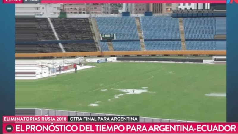 Equateur-Argentine: l'état de la pelouse inquiète Messi et ses coéquipiers