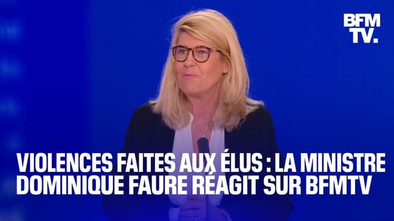 Violences faites aux élus: l'interview intégrale de la ministre Dominique Faure sur BFMTV