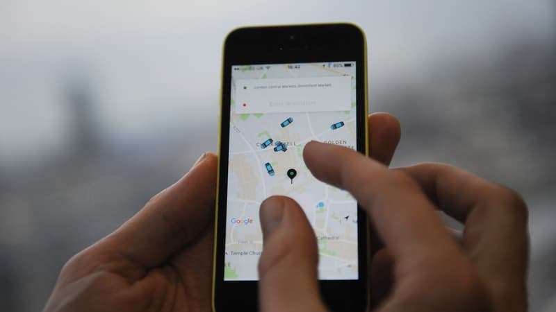 A Londres, 40.000 chauffeurs oeuvrent pour Uber. 