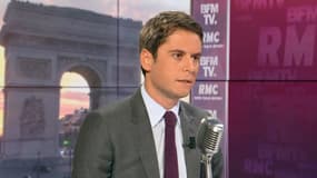 Gabriel Attal, invité de BFMTV-RMC mercredi 15 janvier 2020.