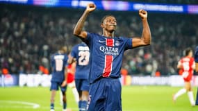Nuno Mendes a sorti le PSG d'un mauvais pas ce mercredi soir au Parc de Princes, face à Gérone