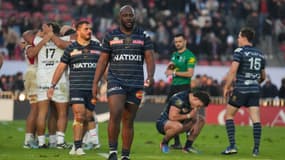 Jordan Joseph lors du match Racing-Toulouse, à Créteil le 30 novembre 2024