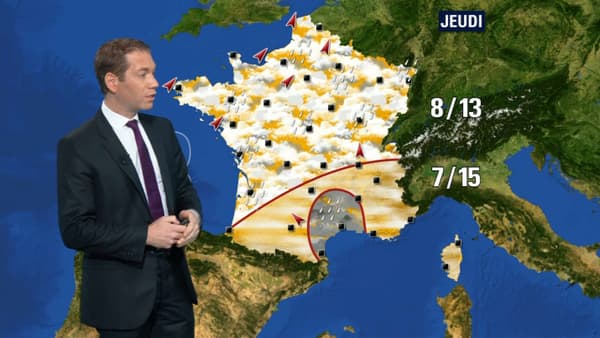 Les prévisions pour le jeudi 29 novembre. Les prévisions pour le jeudi 29 novembre.