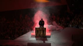 Le DJ Kavinsky lors de la cérémonie de clôture des Jeux Olympiques de Paris 2024, le 11 août 2024.