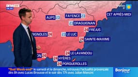 Météo Var: un jeudi ensoleillé, 24°C sur le littoral