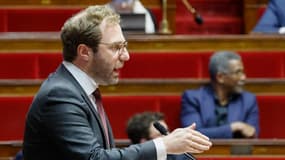 Le ministre de l'Économie et des Finances, Antoine Armand, lors de l'examen du budget à l'Assemblée nationale le 21 octobre 2024