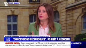"L'urgence aujourd'hui est de ne pas se précipiter": Marine Tondelier évoque le choix du futur Premier ministre