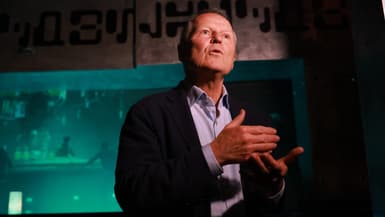 Le PDG d'Ubisoft Yves Guillemot lors de la conférence Ubisfot Forward à Los Angeles, le 9 juin 2024.