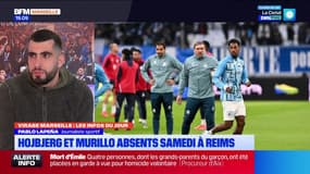 Reims-OM: Hojbjerg et Murillo seront absents pour la reprise après la trêve