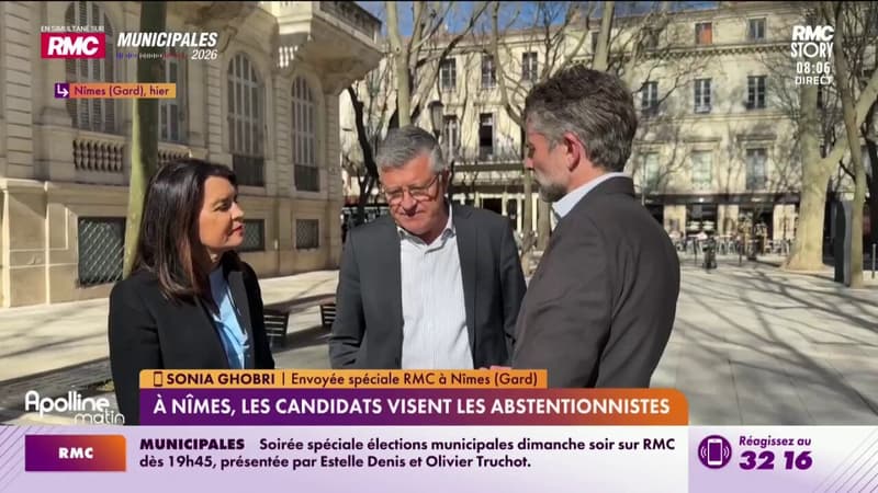 À Nîmes, les candidats visent les abstentionnistes