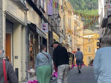 Le centre-ville historique de Sisteron (Alpes-de-Haute-Provence), en octobre 2023.