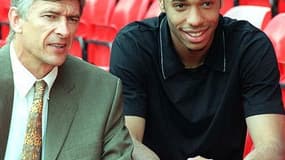 Thierry Henry et Arsène Wenger