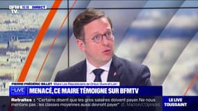 Pierre-Frédéric Billet, maire LR de Dreux, victime de menaces: "J'ai eu une protection policière car mon domicile a été ciblé"