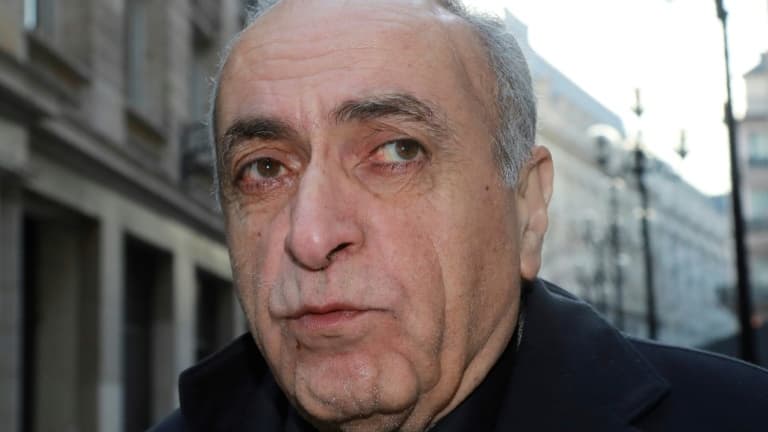 Ziad Takieddine arrive à la direction des Finances du palais de justice de Paris, le 7 décembre 2016.