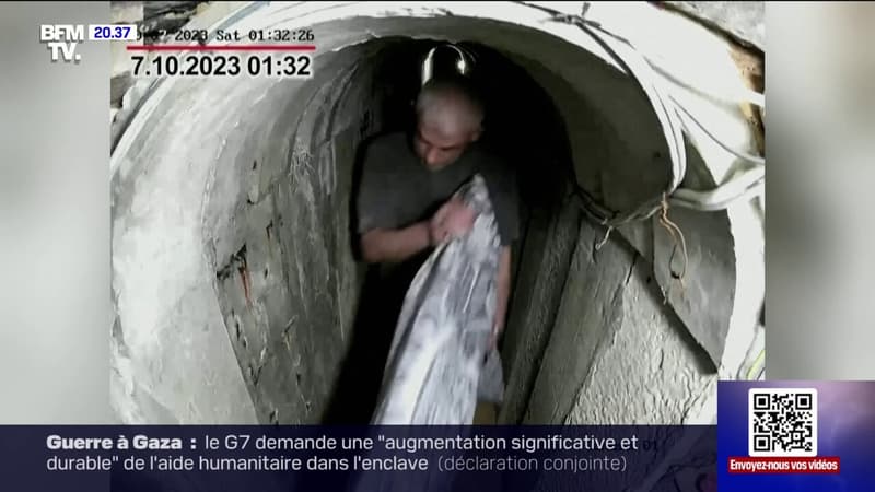 Les images de Yahya Sinouar, dans les tunnels de Gaza, avec son épouse et ses enfants