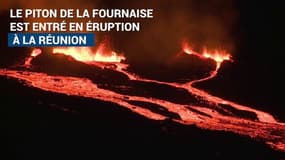 Le Piton de la Fournaise est à nouveau entré en éruption à la Réunion