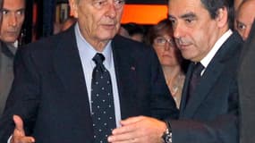 Jacques Chirac et François Fillon, en 2011.