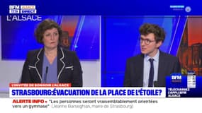 Migrants de la place de l'Etoile: la maire de Strasbourg regrette le "manque de solutions pérennes"