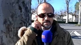 Le père de l'un des deux adolescents toulousains partis faire la guerre en Syrie au micro de BFMTV, le 17 janvier 2014.