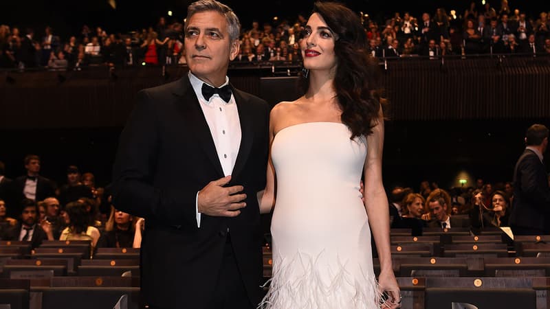 George et Amal Clooney à Paris le 24 février 2017