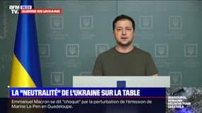 Volodymyr Zelensky se dit prêt à étudier la question de la "neutralité" et la "dénucléarisation" de l'Ukraine
