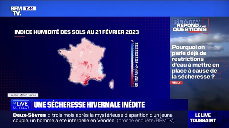 Pourquoi parle-t-on déjà de restrictions d'eau à mettre en place à cause de la sécheresse? BFMTV répond à vos questions