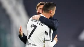 Cristiano Ronaldo et Andrea Pirlo
