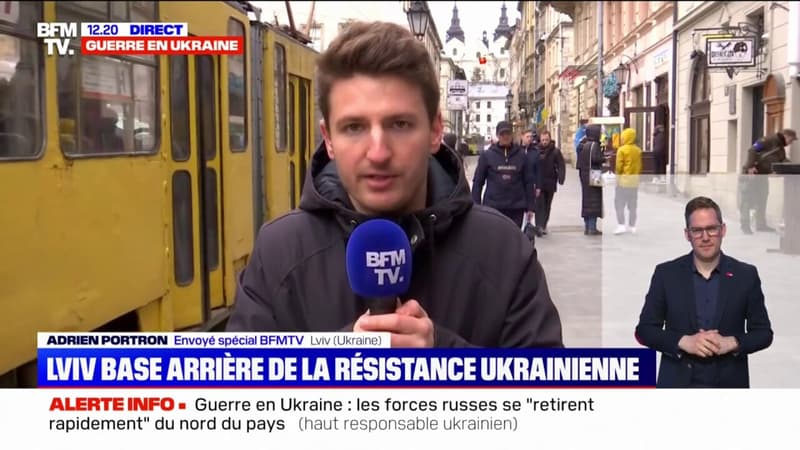 Au coeur de Lviv, base arrière de la résistance ukrainienne