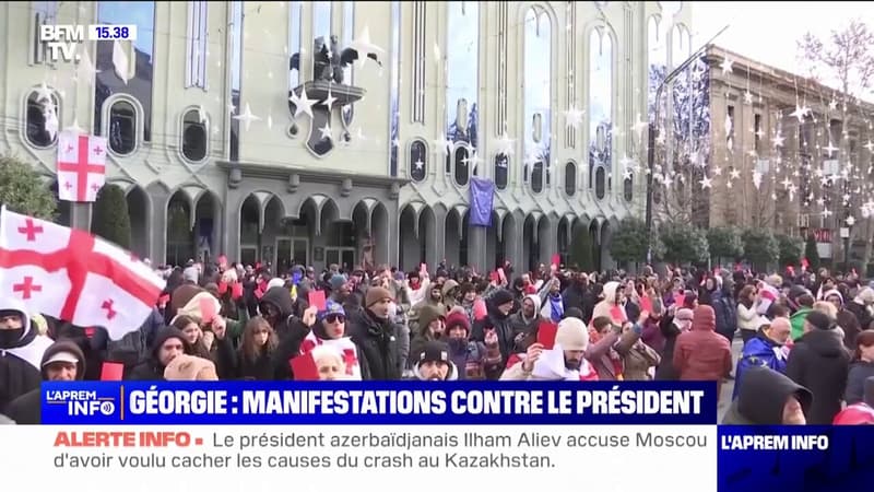 Géorgie: des manifestations organisées dans le pays contre le nouveau président controversé