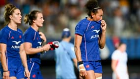 Kelly Arbey après la claque reçue face à l'Angleterre en match amical, le 9 août 2025. 