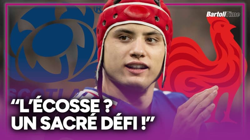 XV de France / 6 Nations : "L'Écosse ? Un sacré défi pour nous" juge Bielle-Biarrey dans Bartoli Time