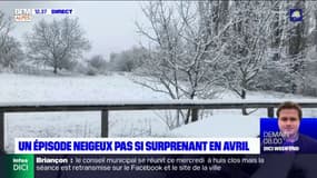 Hautes-Alpes: un épisode neigeux pas si surprenant en avril