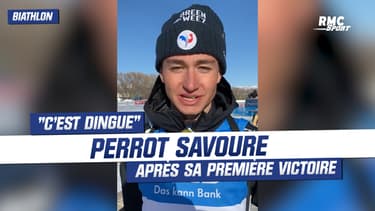 Biathlon (Soldier Hollow) : "C'est dingue" savoure Perrot après sa première victoire en Coupe du monde