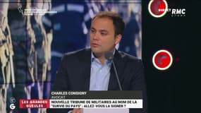 Tribune de militaires - Charles Consigny "choqué de lire un texte qui parle de guerre civile"