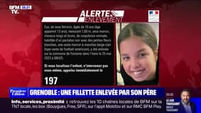 Alerte enlèvement: Eya, âgée de 10 ans, enlevée par son père en Isère
